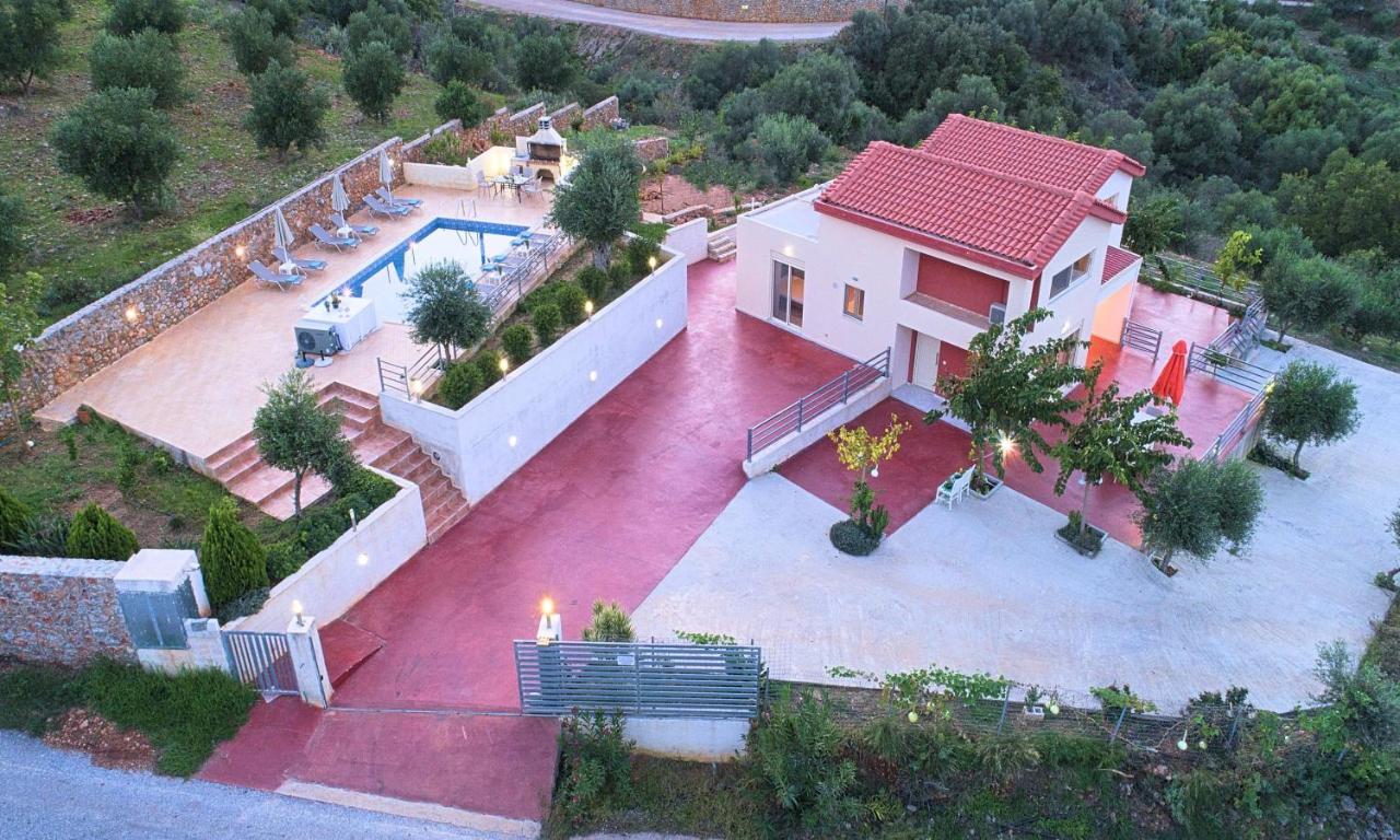 Aqua Blue Villas With Heated Pool Mathés Esterno foto